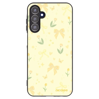 Picasee husă neagră din silicon pentru Samsung Galaxy A15 A156B 5G - Honey Blossom