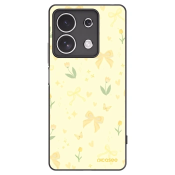 Picasee husă neagră din silicon pentru Xiaomi Redmi Note 13 4G - Honey Blossom