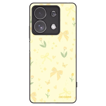 Picasee husă neagră din silicon pentru Xiaomi Redmi Note 13 Pro 4G - Honey Blossom
