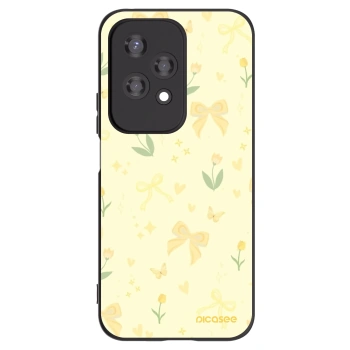 Picasee husă neagră din silicon pentru Honor 200 Lite - Honey Blossom