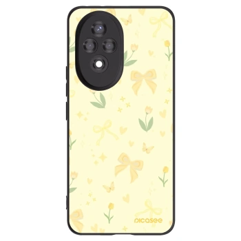 Picasee husă neagră din silicon pentru Honor 200 Pro 5G - Honey Blossom