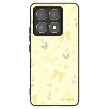 Picasee husă neagră din silicon pentru Xiaomi 14T - Honey Blossom