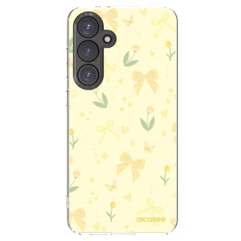 Picasee husă transparentă din silicon pentru Samsung Galaxy S24 FE S721B - Honey Blossom