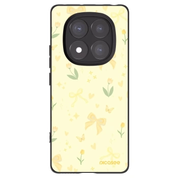 Picasee husă neagră din silicon pentru Xiaomi Redmi Note 14 Pro+ 5G - Honey Blossom
