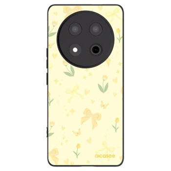 Picasee husă neagră din silicon pentru Honor Magic7 Lite 5G - Honey Blossom