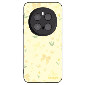 Picasee husă neagră din silicon pentru Honor Magic7 Pro 5G - Honey Blossom