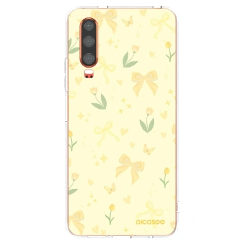 Picasee husă transparentă din silicon pentru Huawei P30 - Honey Blossom