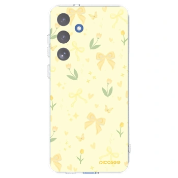 Picasee husă transparentă din silicon pentru Samsung Galaxy S25 FE 5G - Honey Blossom