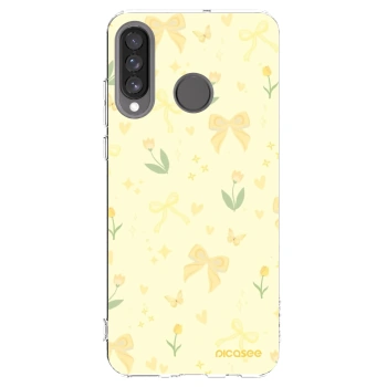 Picasee husă transparentă din silicon pentru Huawei P30 Lite - Honey Blossom