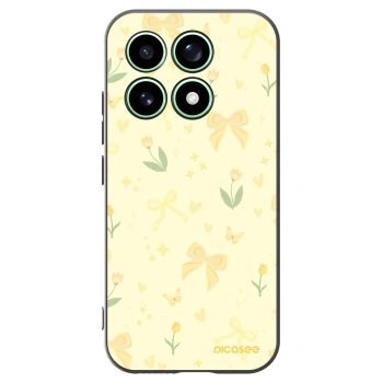 Picasee husă neagră din silicon pentru Xiaomi 17 - Honey Blossom