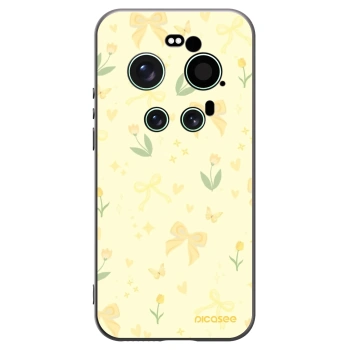 Picasee husă neagră din silicon pentru Xiaomi 17 Ultra - Honey Blossom