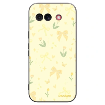 Picasee husă neagră din silicon pentru Google Pixel 10a - Honey Blossom