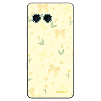 Picasee husă neagră din silicon pentru Sony Xperia 10 VII - Honey Blossom