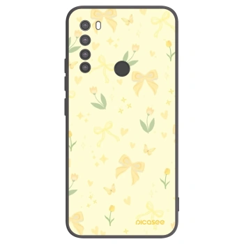 Picasee husă neagră din silicon pentru Xiaomi Redmi Note 8 - Honey Blossom