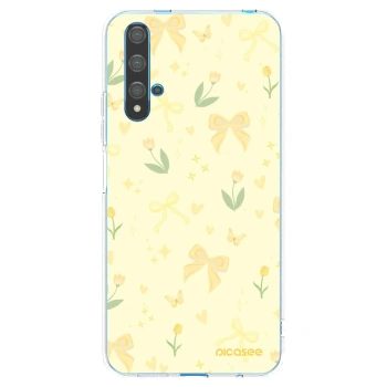 Picasee husă transparentă din silicon pentru Huawei Nova 5T - Honey Blossom