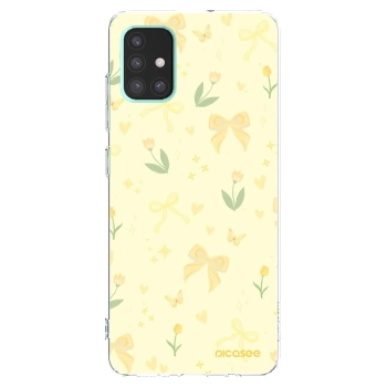 Picasee husă transparentă din silicon pentru Samsung Galaxy A51 A515F - Honey Blossom