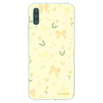 Picasee husă transparentă din silicon pentru Samsung Galaxy A30s A307F - Honey Blossom