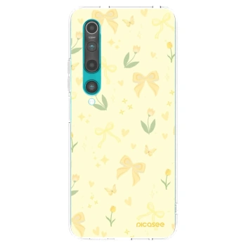 Picasee husă transparentă din silicon pentru Xiaomi Mi 10 - Honey Blossom