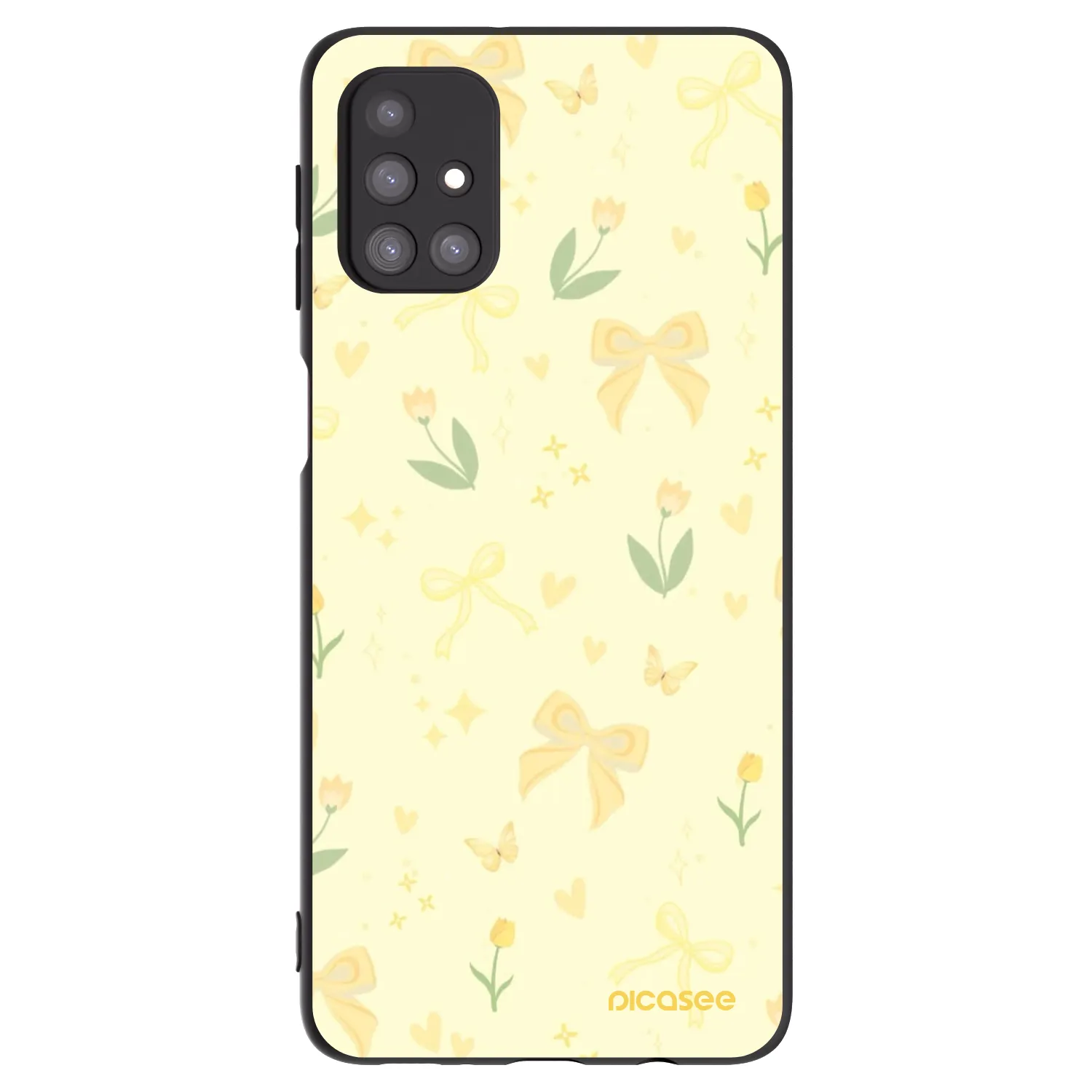 Picasee husă neagră din silicon pentru Samsung Galaxy M31s - Honey Blossom