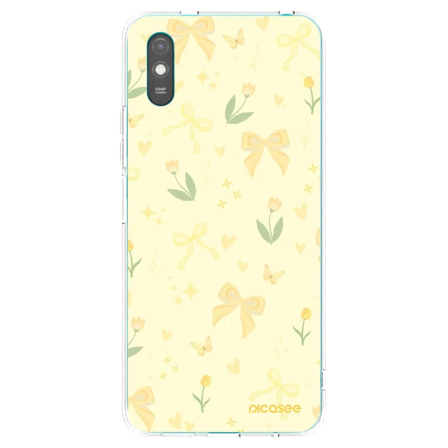 Picasee husă transparentă din silicon pentru Xiaomi Redmi 9A - Honey Blossom