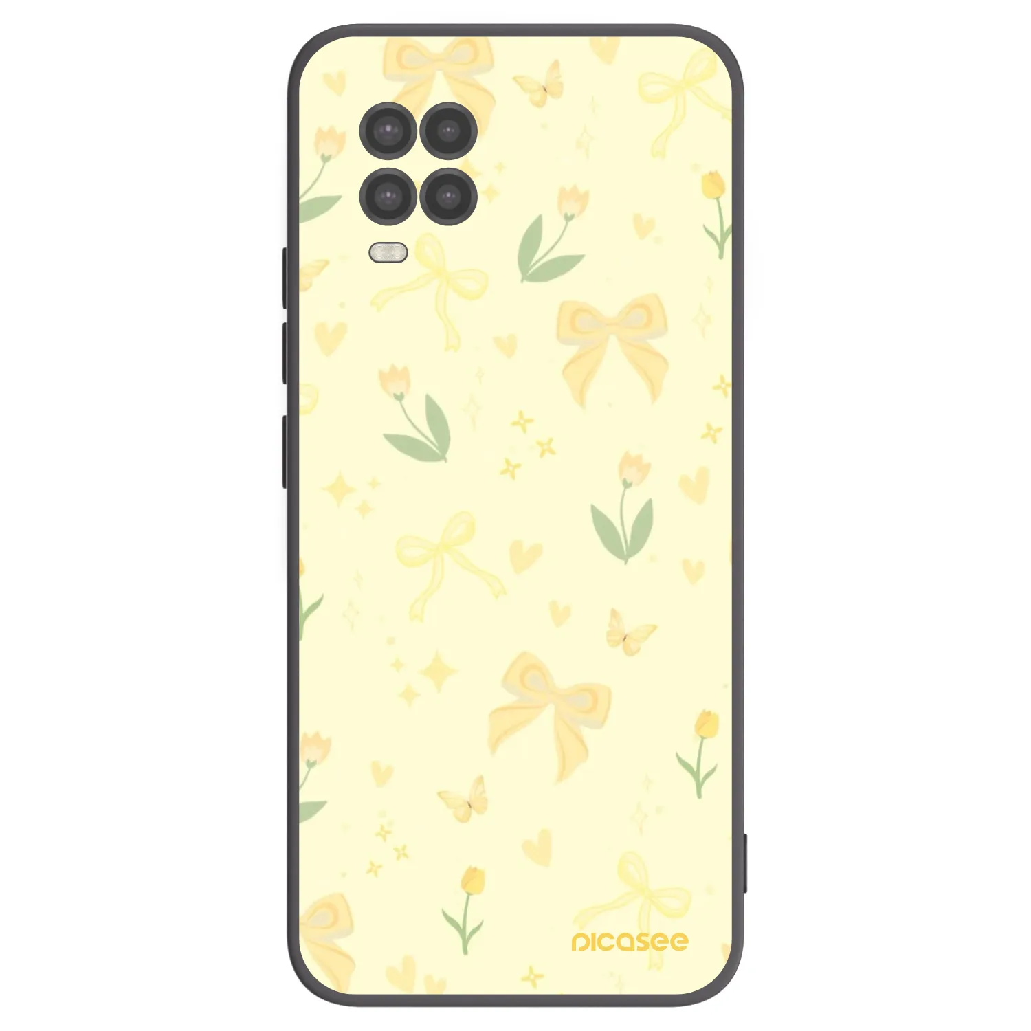 Picasee husă neagră din silicon pentru Xiaomi Mi 10 Lite - Honey Blossom