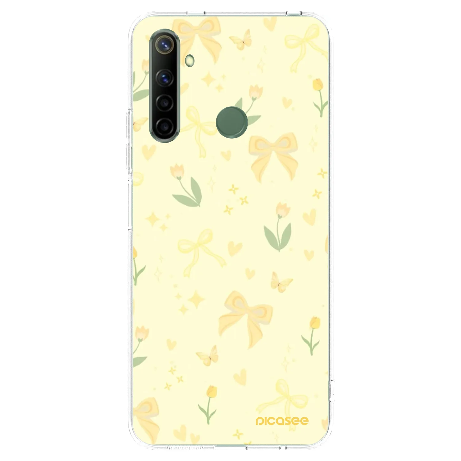 Picasee husă transparentă din silicon pentru Realme 6i - Honey Blossom