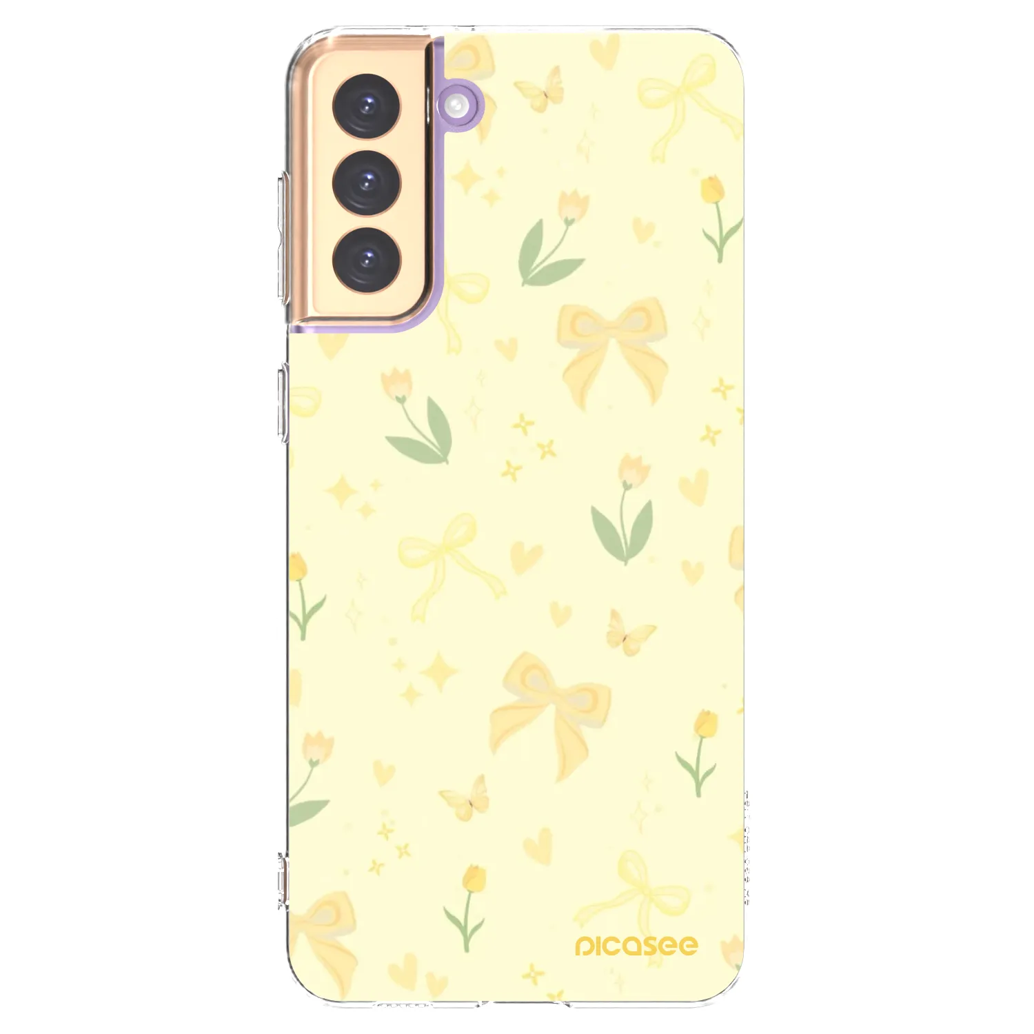 Picasee husă transparentă din silicon pentru Samsung Galaxy S21+ 5G G996F - Honey Blossom