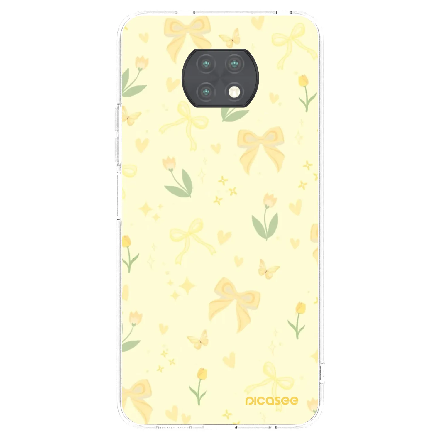 Picasee husă transparentă din silicon pentru Xiaomi Redmi Note 9T - Honey Blossom