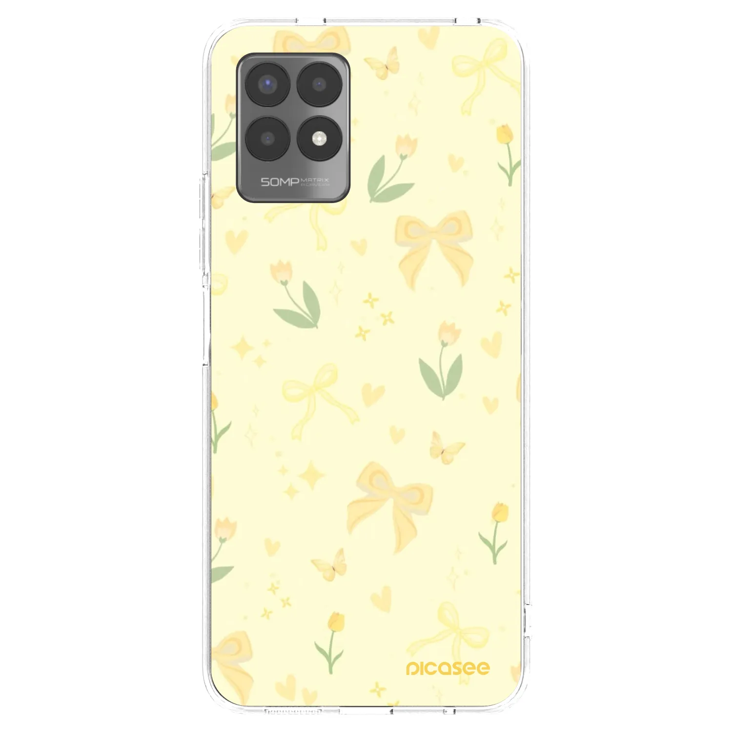 Picasee husă transparentă din silicon pentru Realme 8i - Honey Blossom