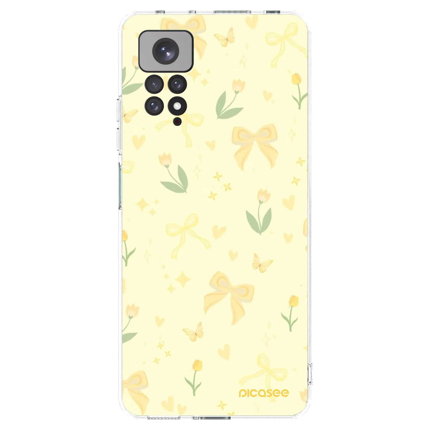 Picasee husă transparentă din silicon pentru Xiaomi Redmi Note 11S 4G - Honey Blossom