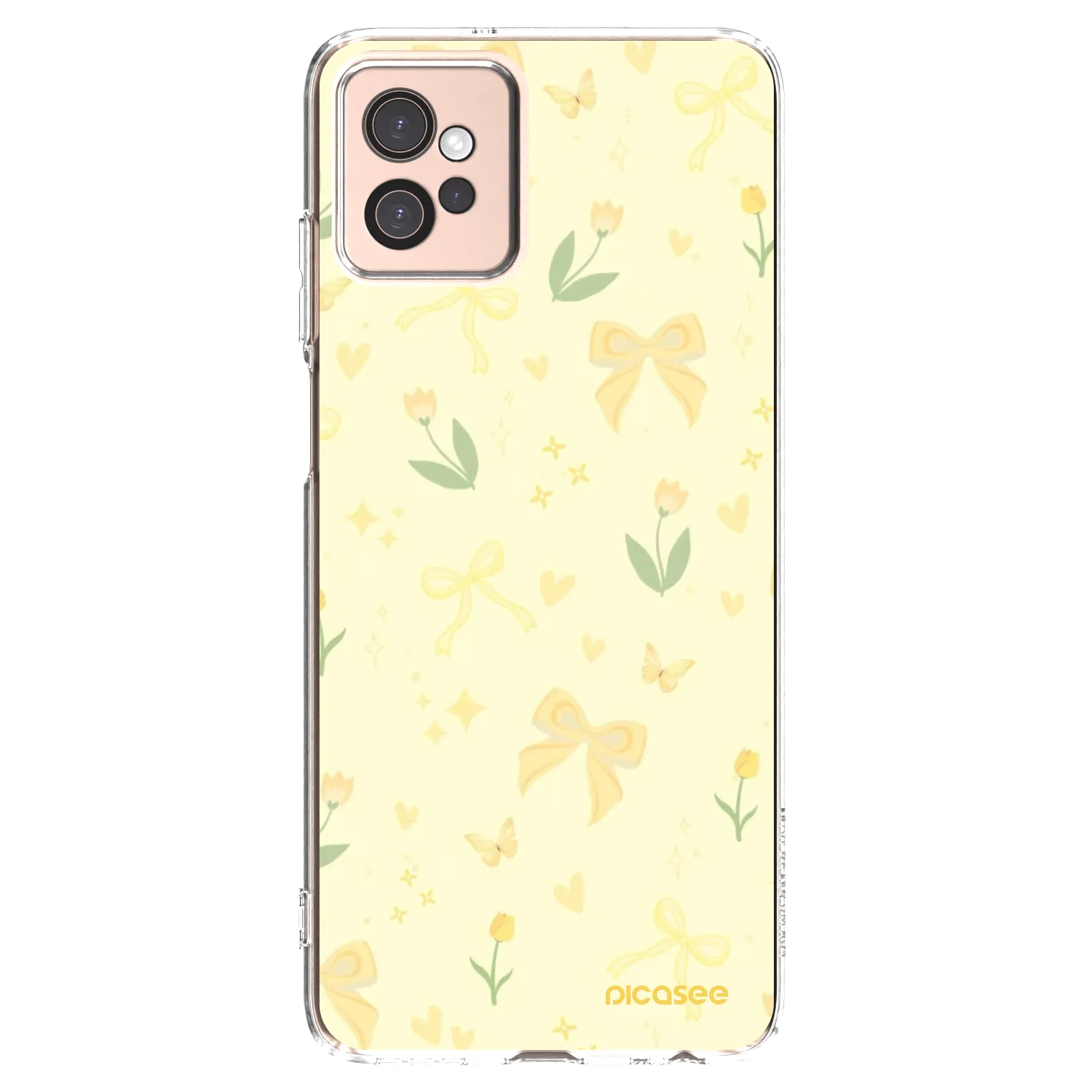 Picasee husă transparentă din silicon pentru Motorola Moto G32 - Honey Blossom