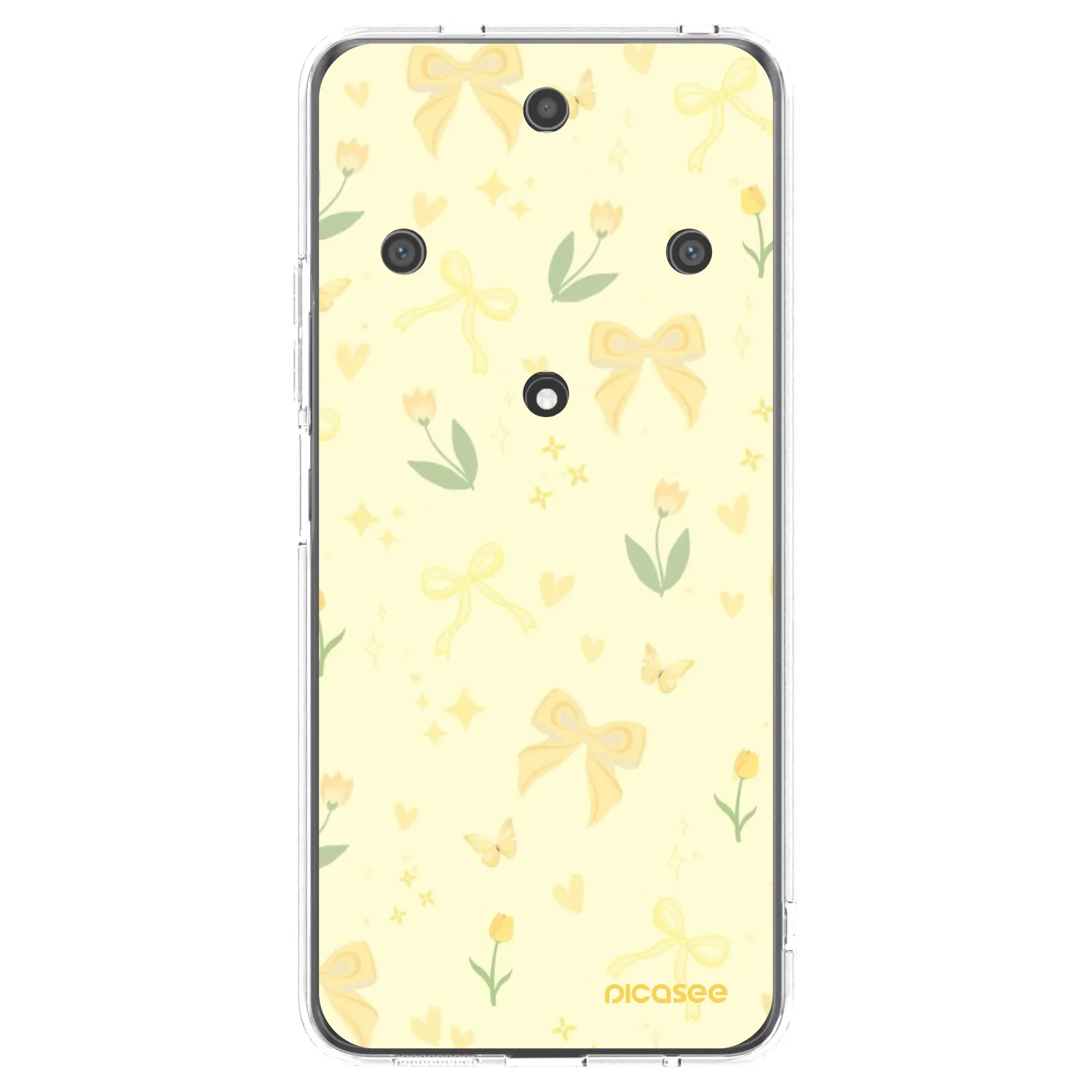 Picasee husă transparentă din silicon pentru Honor Magic5 Lite 5G - Honey Blossom