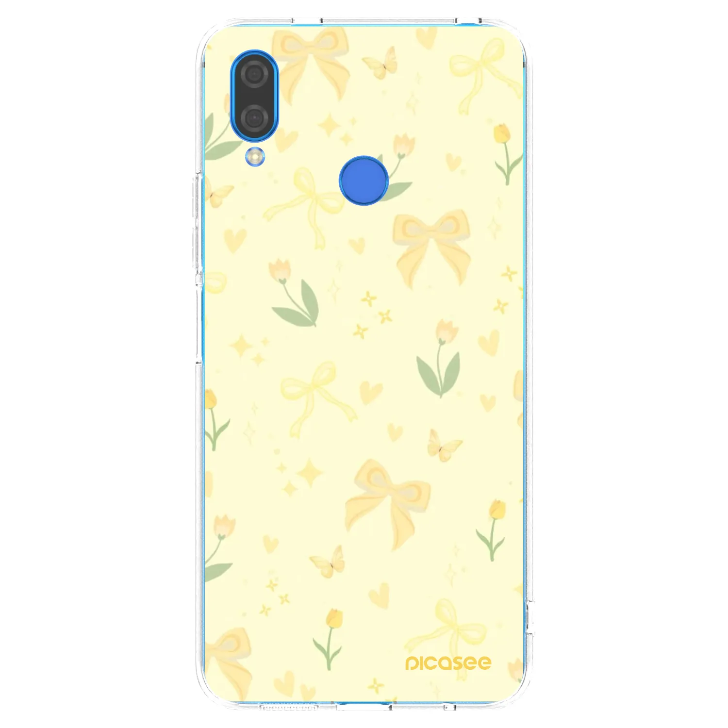 Picasee husă transparentă din silicon pentru Huawei Nova 3 - Honey Blossom