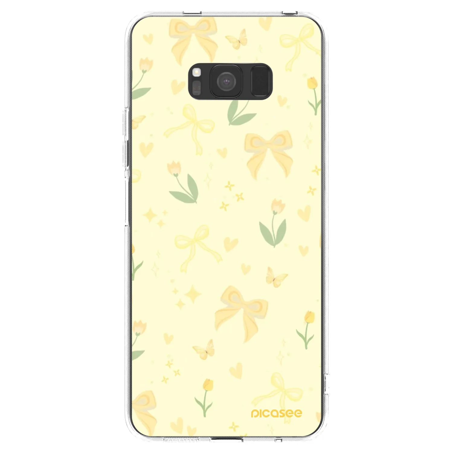 Picasee husă transparentă din silicon pentru Samsung Galaxy S8 G950F - Honey Blossom
