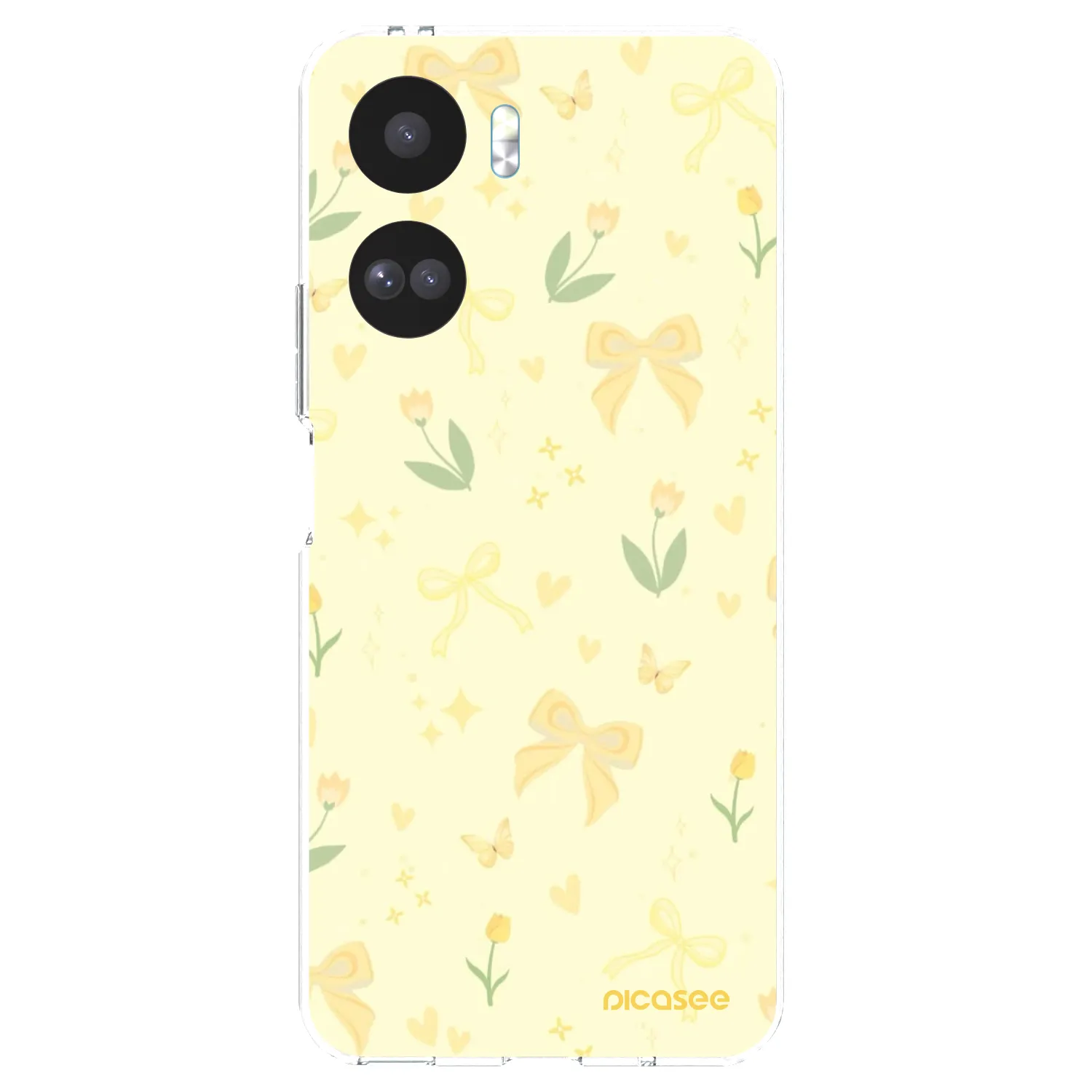 Picasee husă transparentă din silicon pentru Honor 90 Lite 5G - Honey Blossom