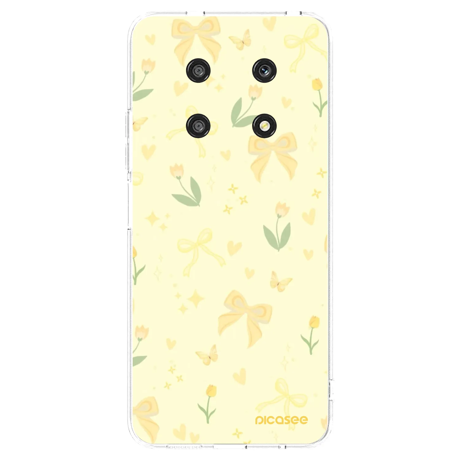 Picasee husă transparentă din silicon pentru Honor Magic4 Lite 5G - Honey Blossom