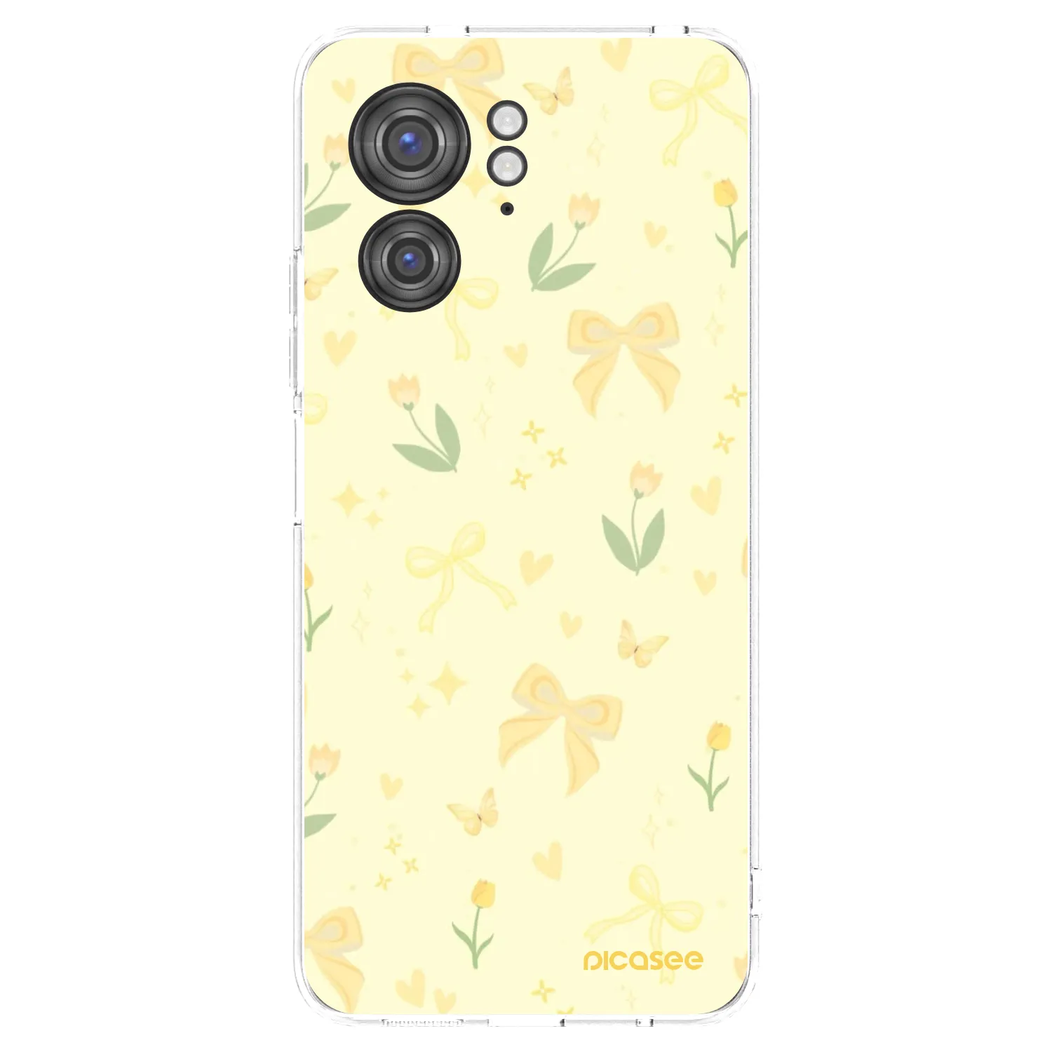 Picasee husă transparentă din silicon pentru Motorola Edge 40 - Honey Blossom