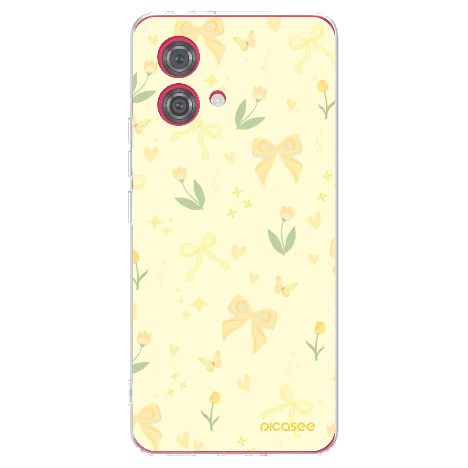 Picasee husă transparentă din silicon pentru Motorola Moto G84 5G - Honey Blossom