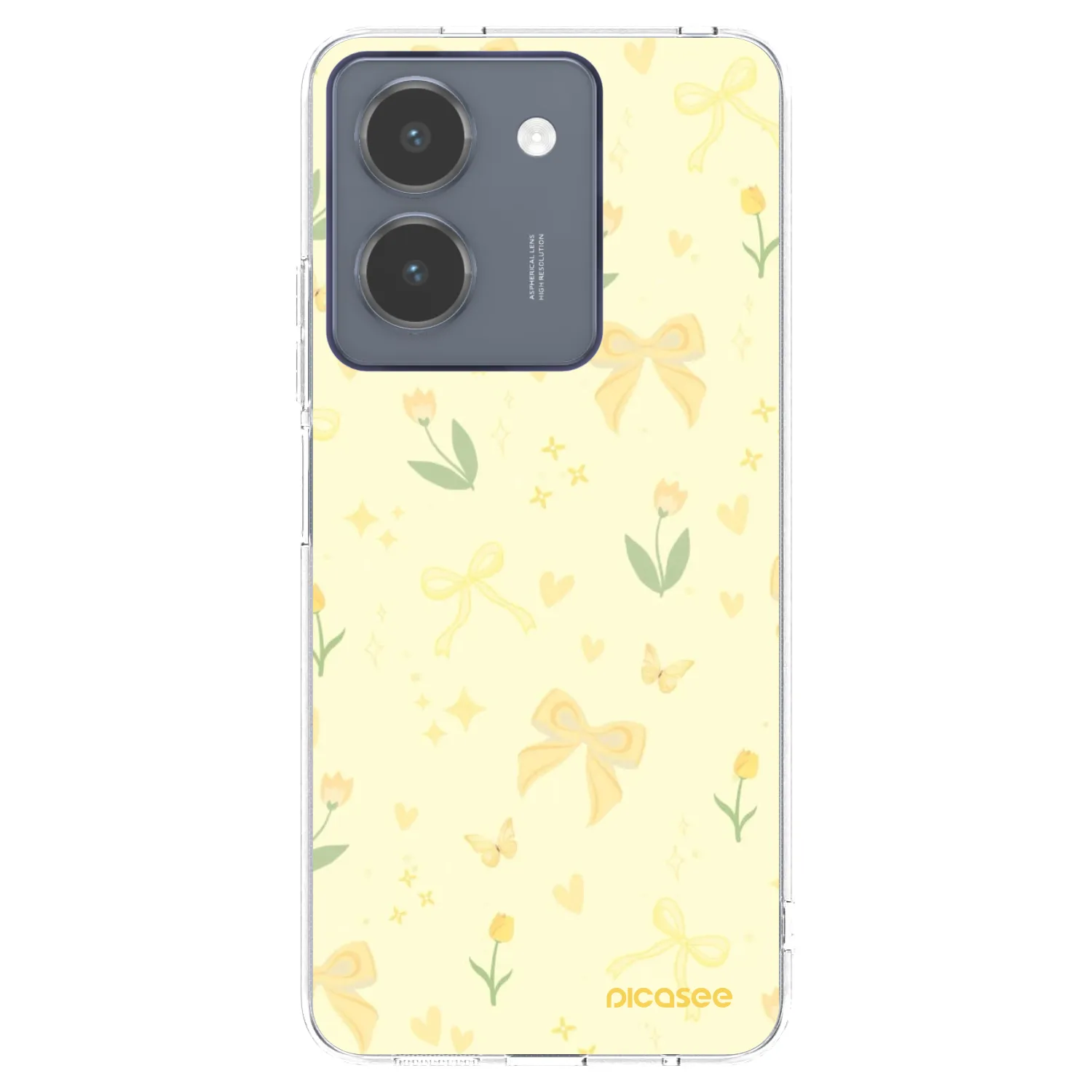 Picasee husă transparentă din silicon pentru Vivo Y36 4G - Honey Blossom