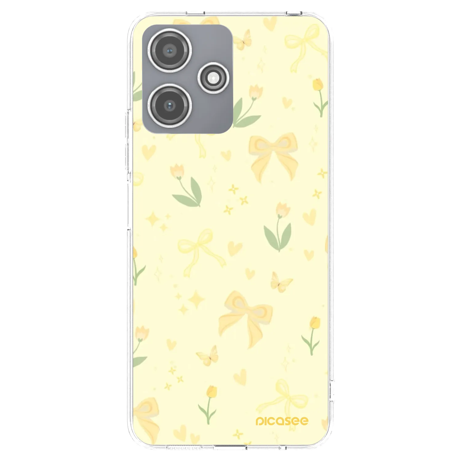 Picasee husă transparentă din silicon pentru Xiaomi Redmi 12 5G - Honey Blossom
