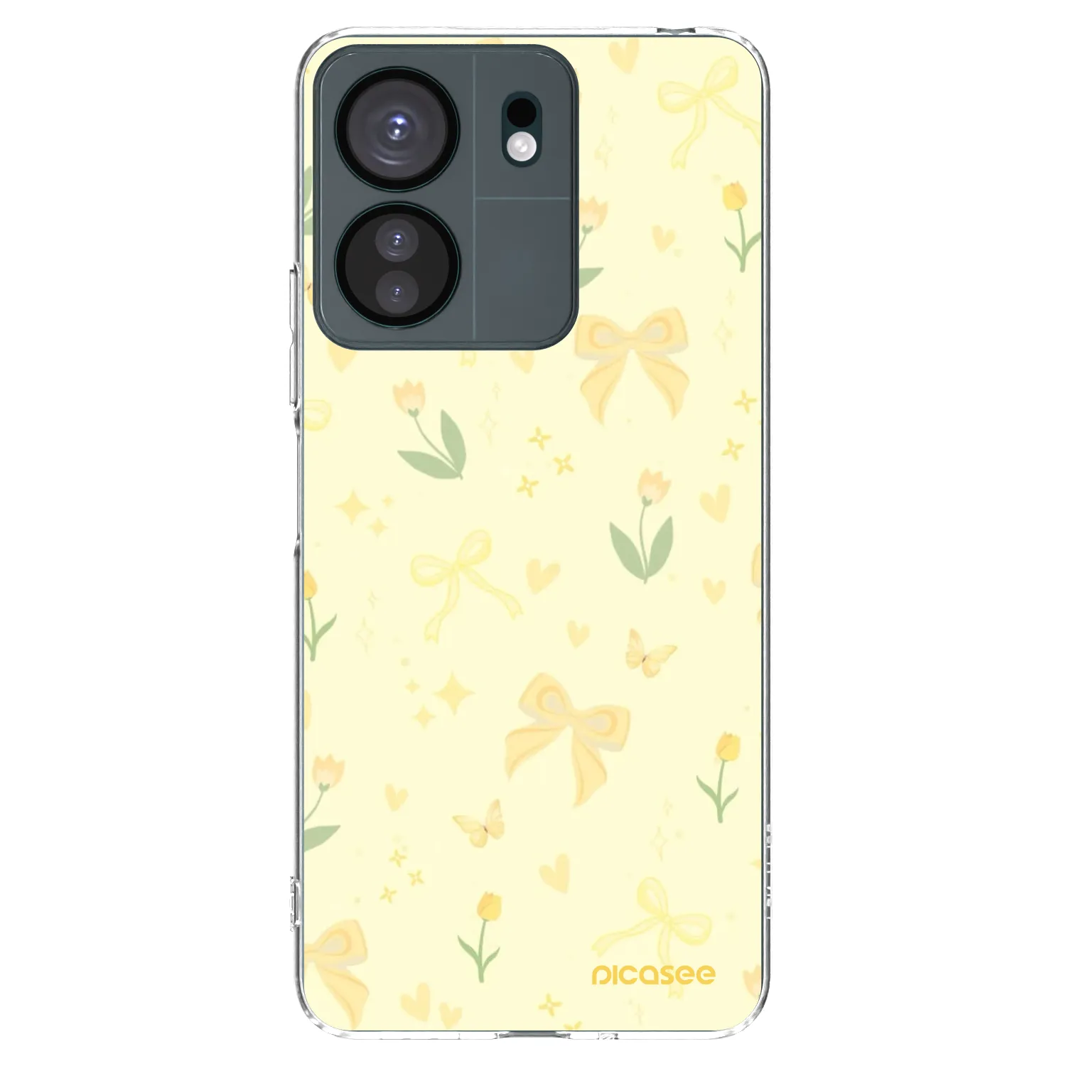 Picasee husă transparentă din silicon pentru Xiaomi Redmi 13C 4G - Honey Blossom