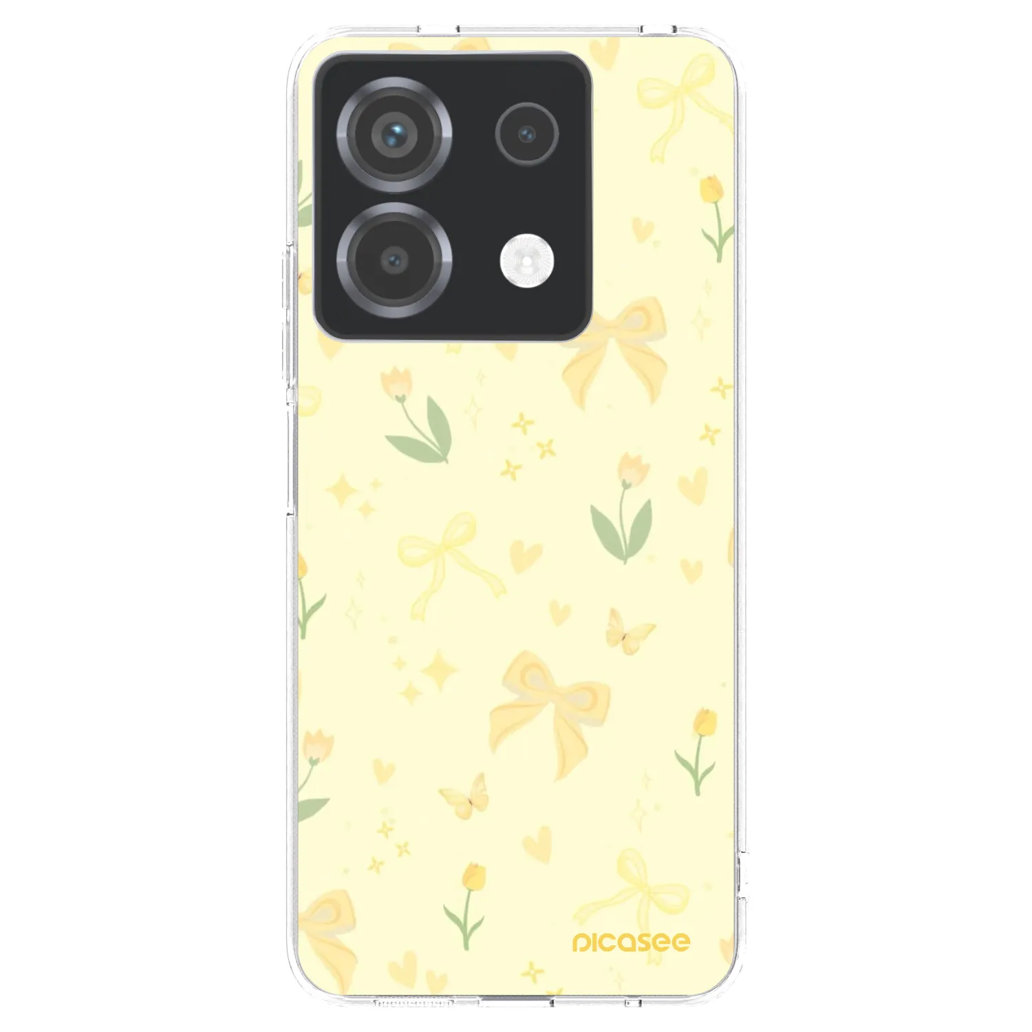 Picasee husă transparentă din silicon pentru Xiaomi Poco X6 - Honey Blossom