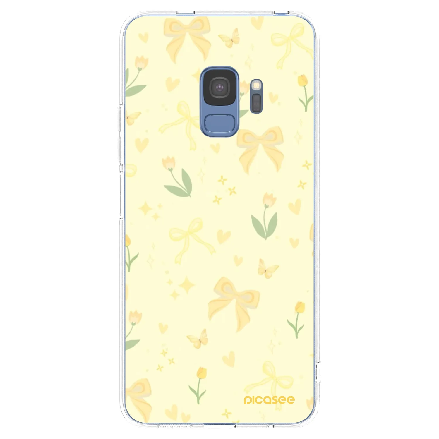Picasee husă transparentă din silicon pentru Samsung Galaxy S9 G960F - Honey Blossom