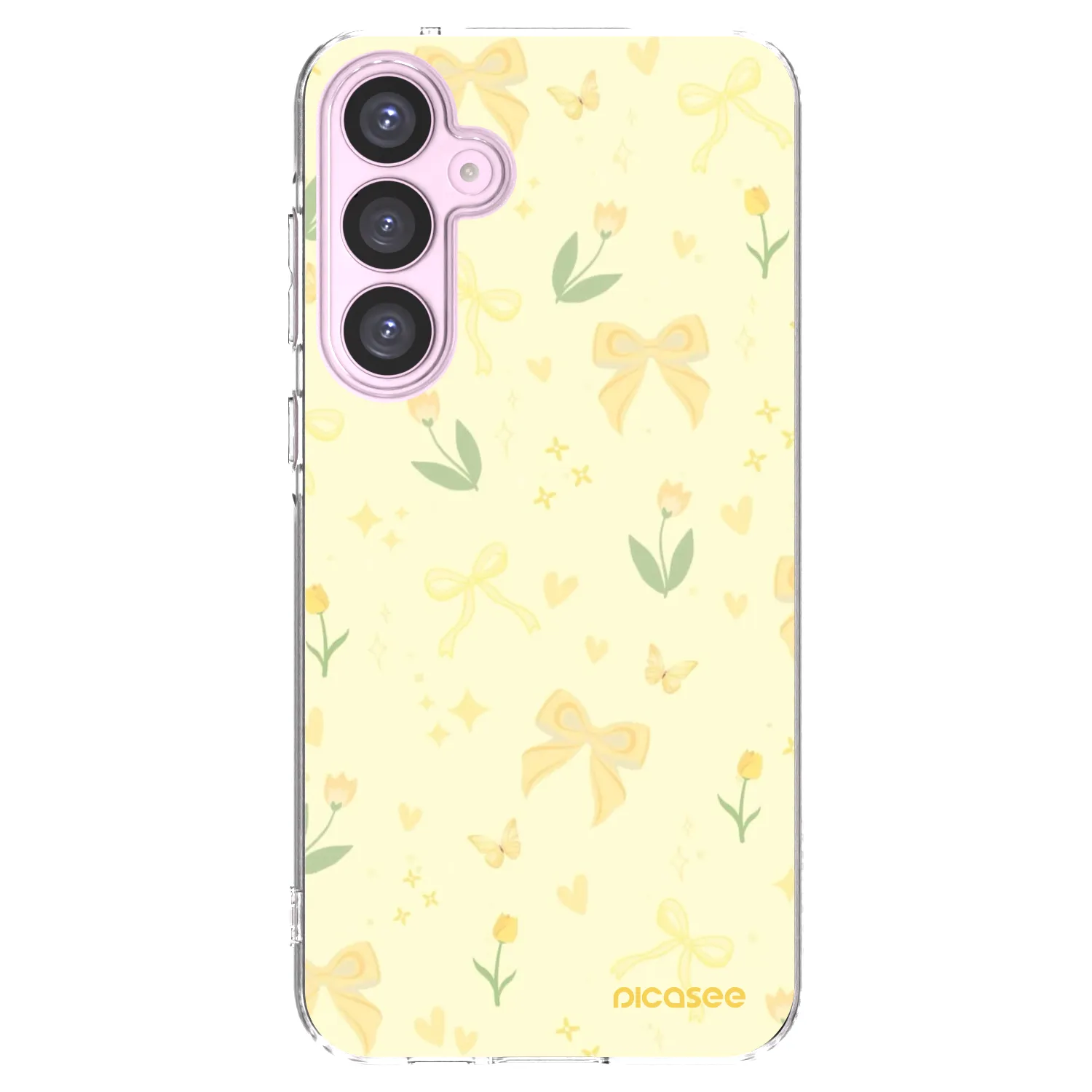 Picasee husă transparentă din silicon pentru Samsung Galaxy A55 5G A556B - Honey Blossom