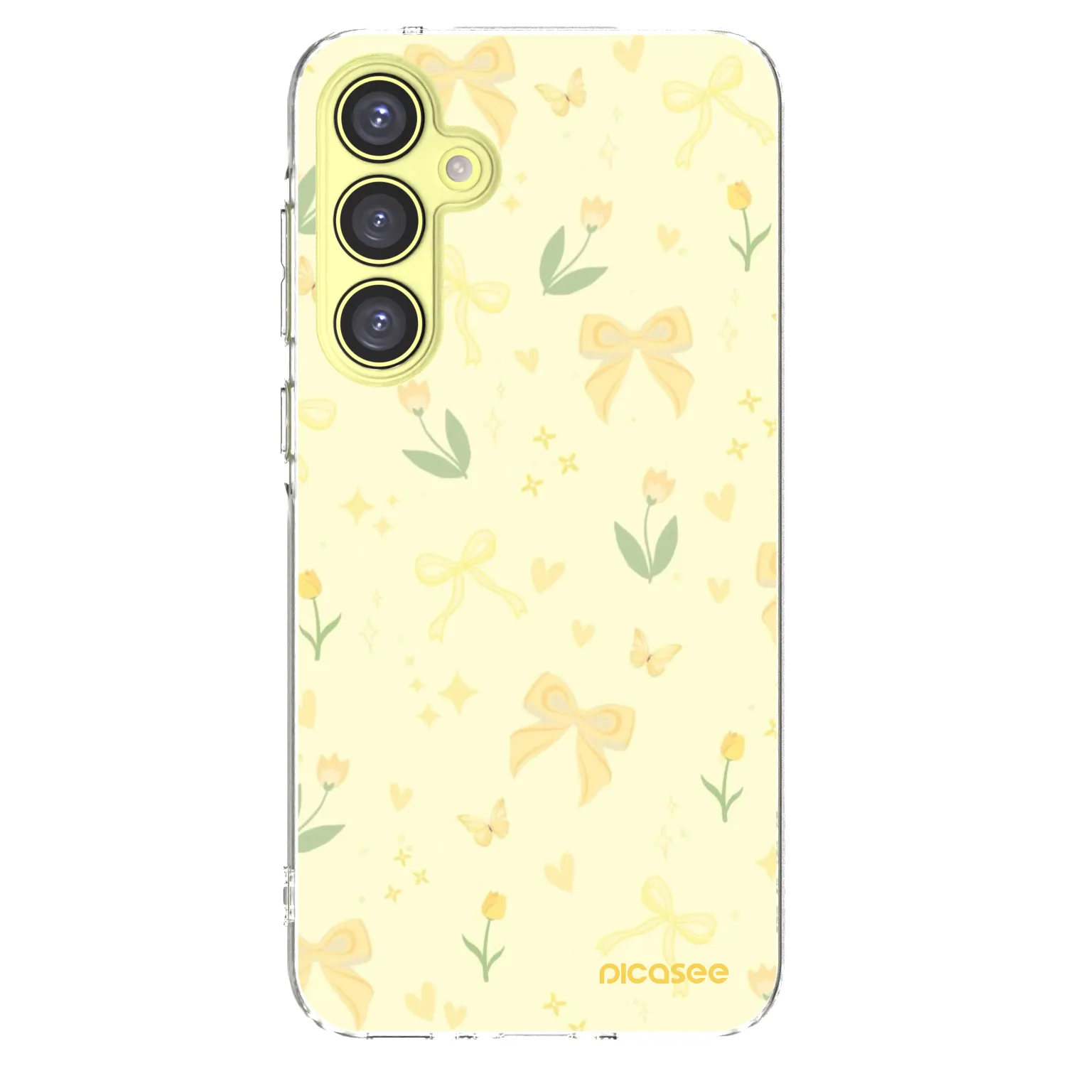 Picasee husă transparentă din silicon pentru Samsung Galaxy A35 5G A356B - Honey Blossom