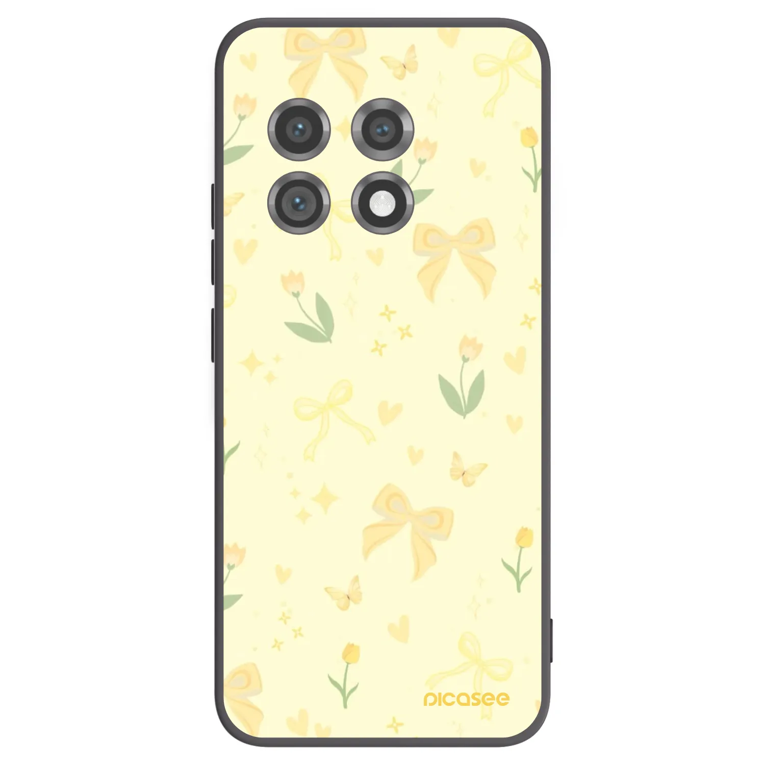 Picasee husă neagră din silicon pentru OnePlus 11 5G - Honey Blossom