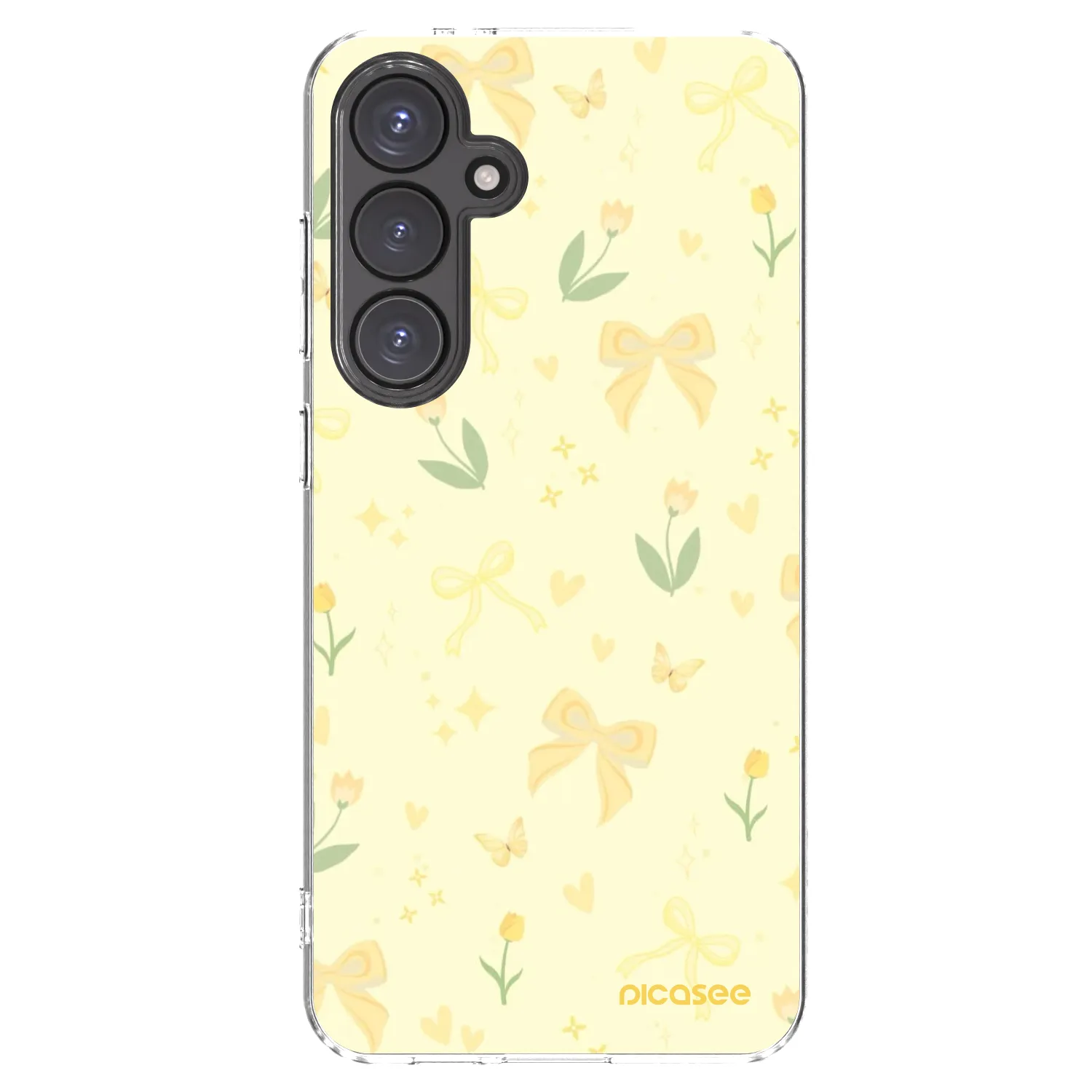 Picasee husă transparentă din silicon pentru Samsung Galaxy S24 FE S721B - Honey Blossom