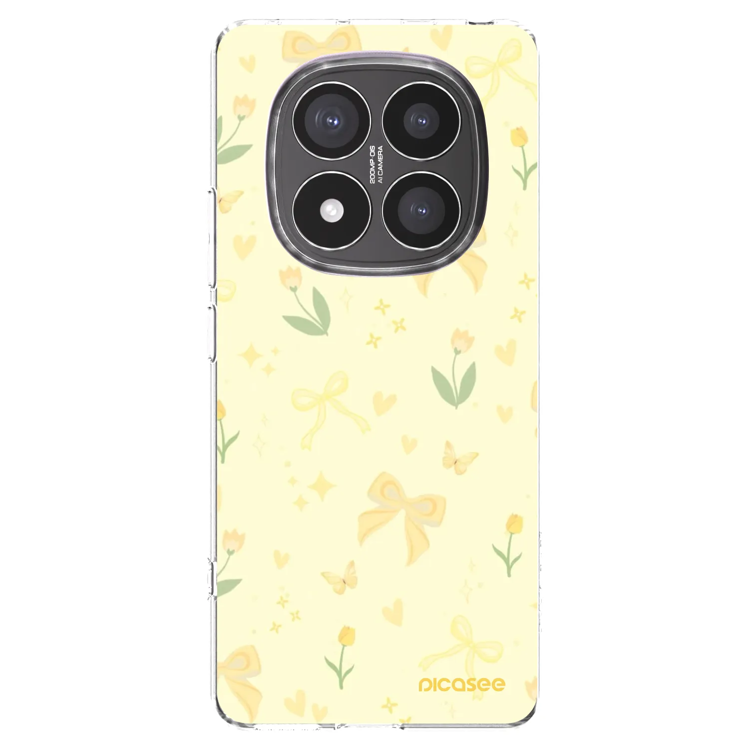 Picasee husă transparentă din silicon pentru Xiaomi Redmi Note 14 Pro+ 5G - Honey Blossom