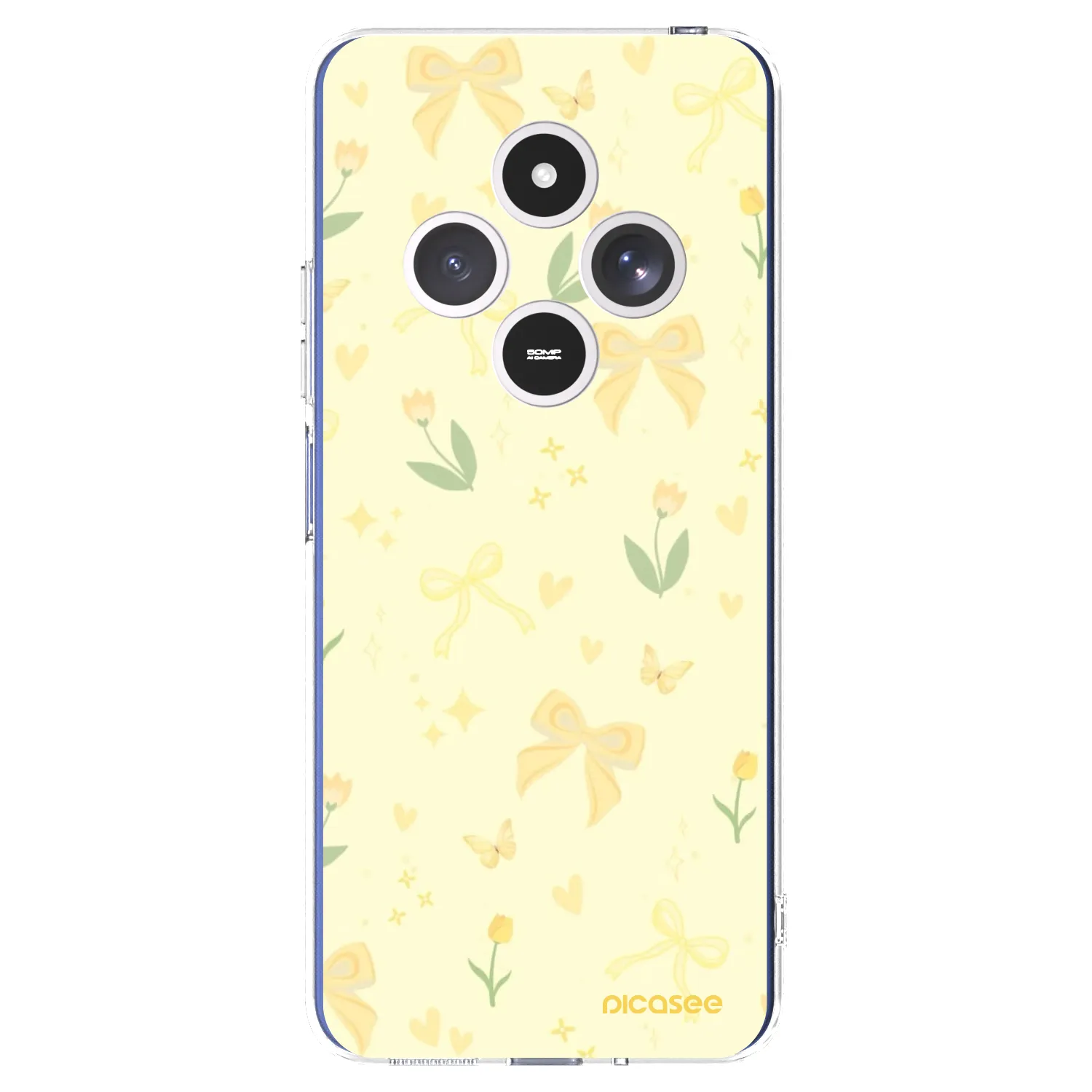 Picasee husă transparentă din silicon pentru Xiaomi Redmi 14C - Honey Blossom