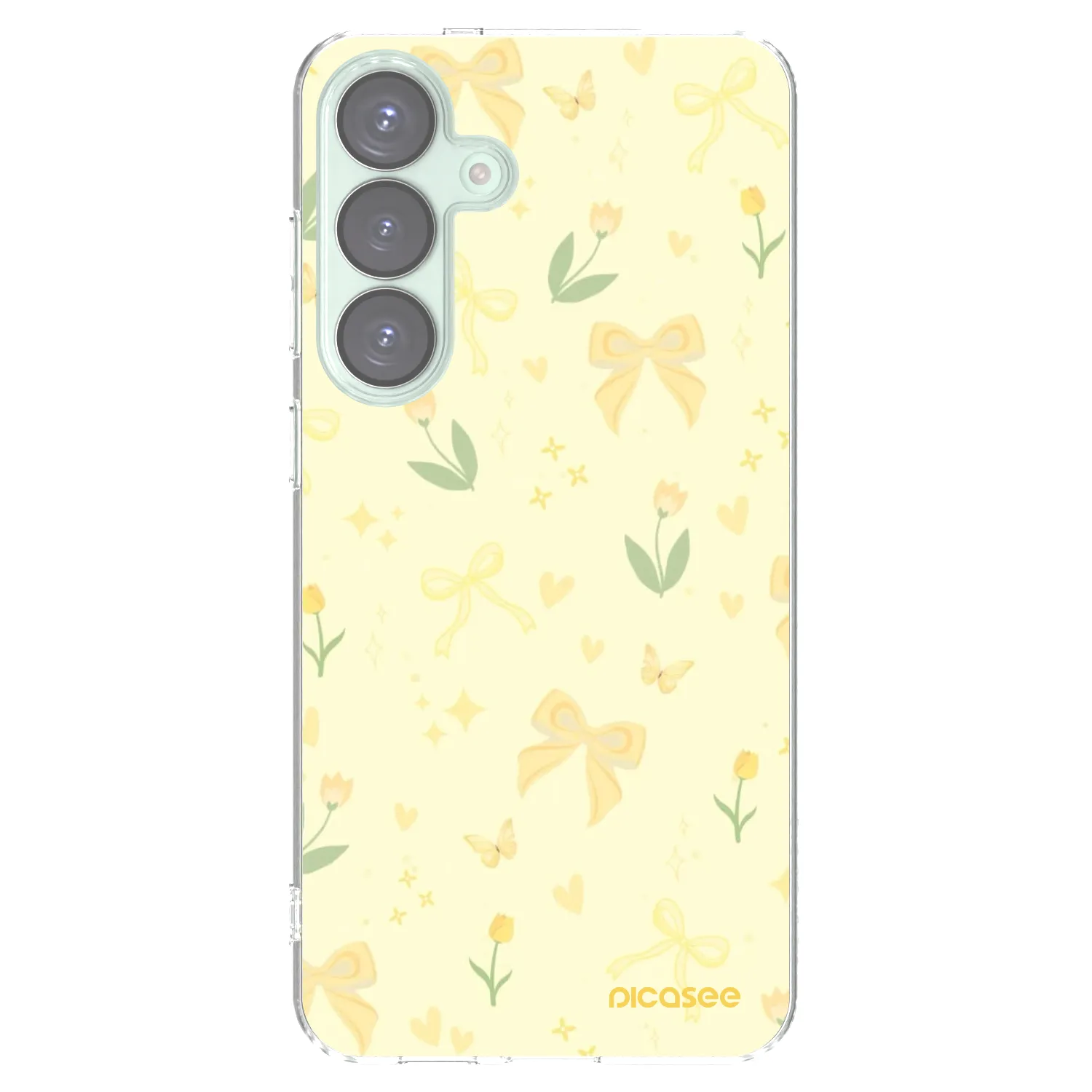 Picasee husă transparentă din silicon pentru Samsung Galaxy S25+ 5G - Honey Blossom